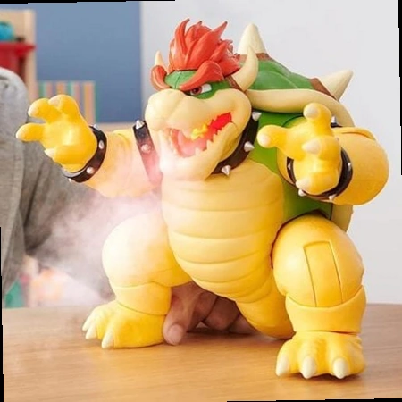 Super Mario Movie 7"/17.5cm Fire Breathing Bowser Figure