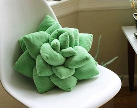 Green Philosophy Co. Succulent Pillow - Sage Green