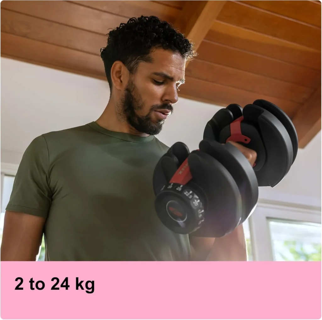 Bowflex Haltère Compact à Charge Variable SelectTech (une seule pièce)