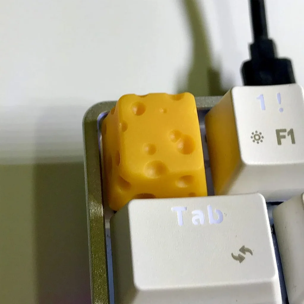 Fromage Keycaps Custom pour Clavier Mécanique De Jeu Gaming Esc Keyboard Keycap Compatible avec Cheery MX Switch