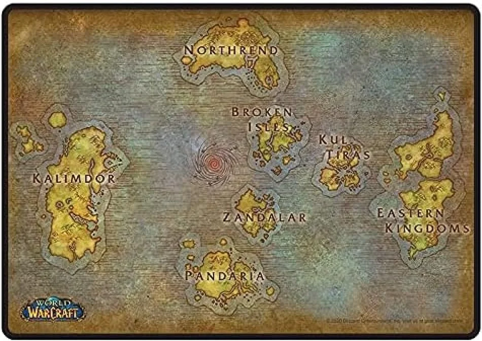 ABYSTYLE - World of Warcraft Tapis de Souris Gaming Carte