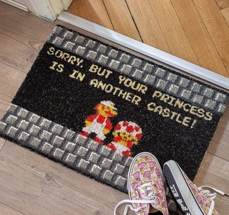 Paillasson « Votre Princesse est dans un autre Château »