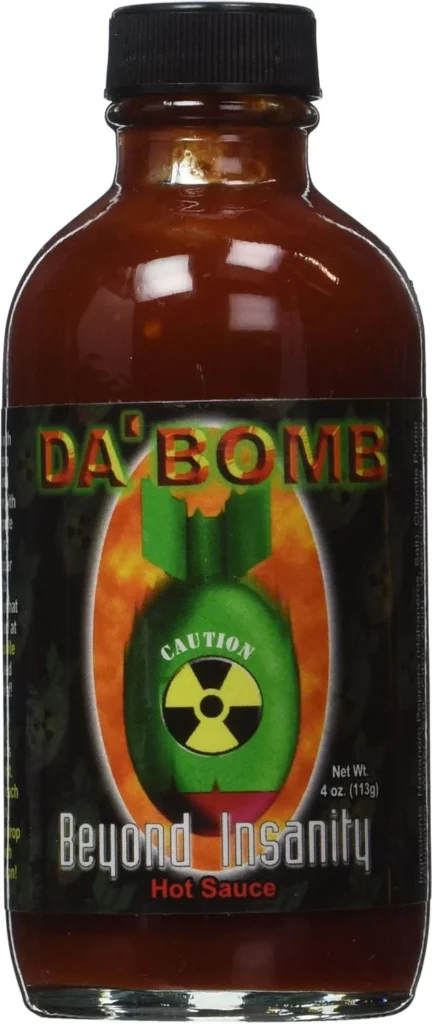 Da Bomb Beyond Insanity Hot Sauce, Bottle