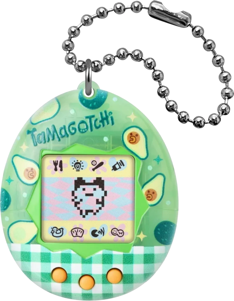 Bandai - Tamagotchi - Tamagotchi Original - Avocado Mix - Animal électronique virtuel avec écran Couleur - Jouet Animal interactif en Français - Motif Avocat - Jouet Enfant 8 Ans et + - 46162