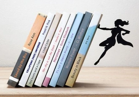 Serre-Livres Supergirl en Métal Noir